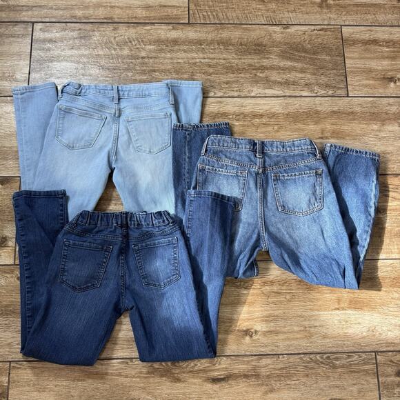 Lot Of 3 Girls Size 10 Jeans Gap Old Navy Place Super Skinny Slouchy Straight - Picture 4 of 10